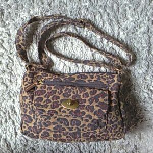 Cheetah Print Crossbody Bag